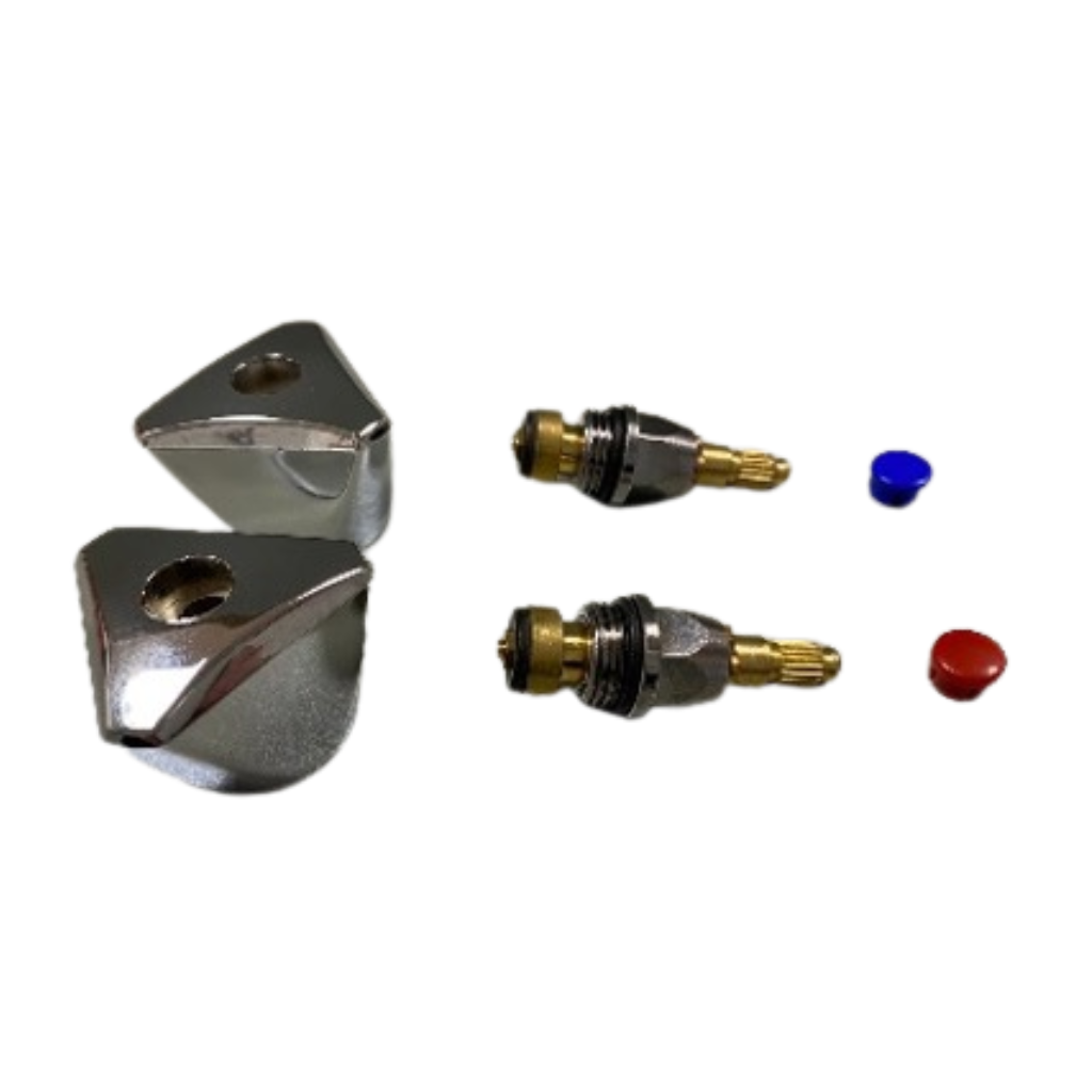 Perle Revisieset Onderspoelkraan Warm/Koud