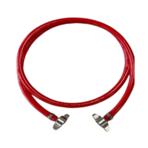 CO₂ hogedruk slangen – Gewapend 8 × 14 mm | 2 x 3/4" Vleugelmoer