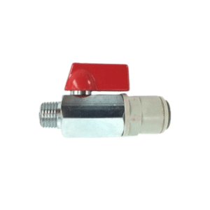 Perle CO₂ mini kogelkraan - vernikkeld messing | 1/4" → 5/16", 3/8"