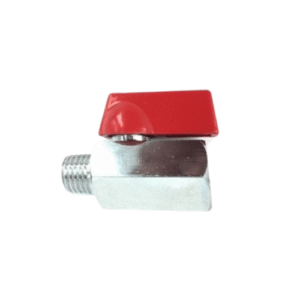 Perle CO₂ mini kogelkraan - vernikkeld messing | 1/4” / 3/8” Flare / 3/4”