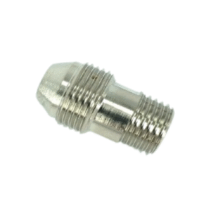 Perle messing vernikkelde Flare nippel – 1/4" → 3/8" Flare