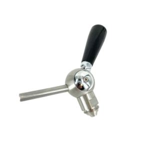 Perle Free Flow biertapkraan – uitloop 8 mm | M-27 x 1,5 Flare kort | RVS