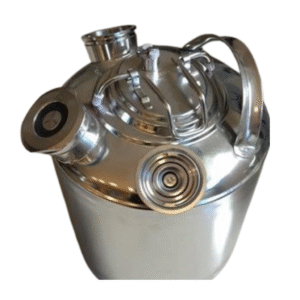 Perle AISI-304 Reinigings- & Spoelvat 10L – 3 Aansluitingen