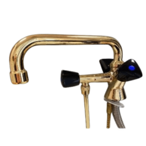 Perle Onderspoel Mengkraan – Zwenkarm - Messing High Polish Gold