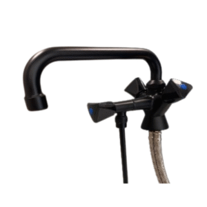 Perle Onderspoel Mengkraan – Zwenkarm - Hoogglans Zwart