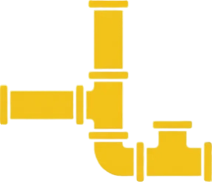 Hygienic pipes and connections for optimal taste